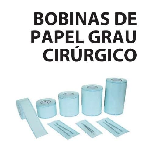 Papel Grau Cirurgico 25cm X 100mts