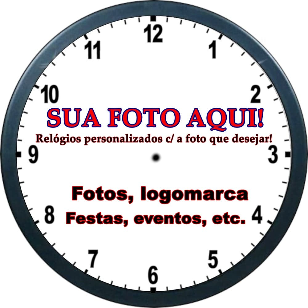 15 Relógios de parede personalizados  fotos, logomarca, temas para festas, etc...