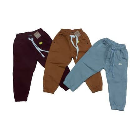 Calça Jogger Bebê Infantil Total Confort Sarja color 01-03
