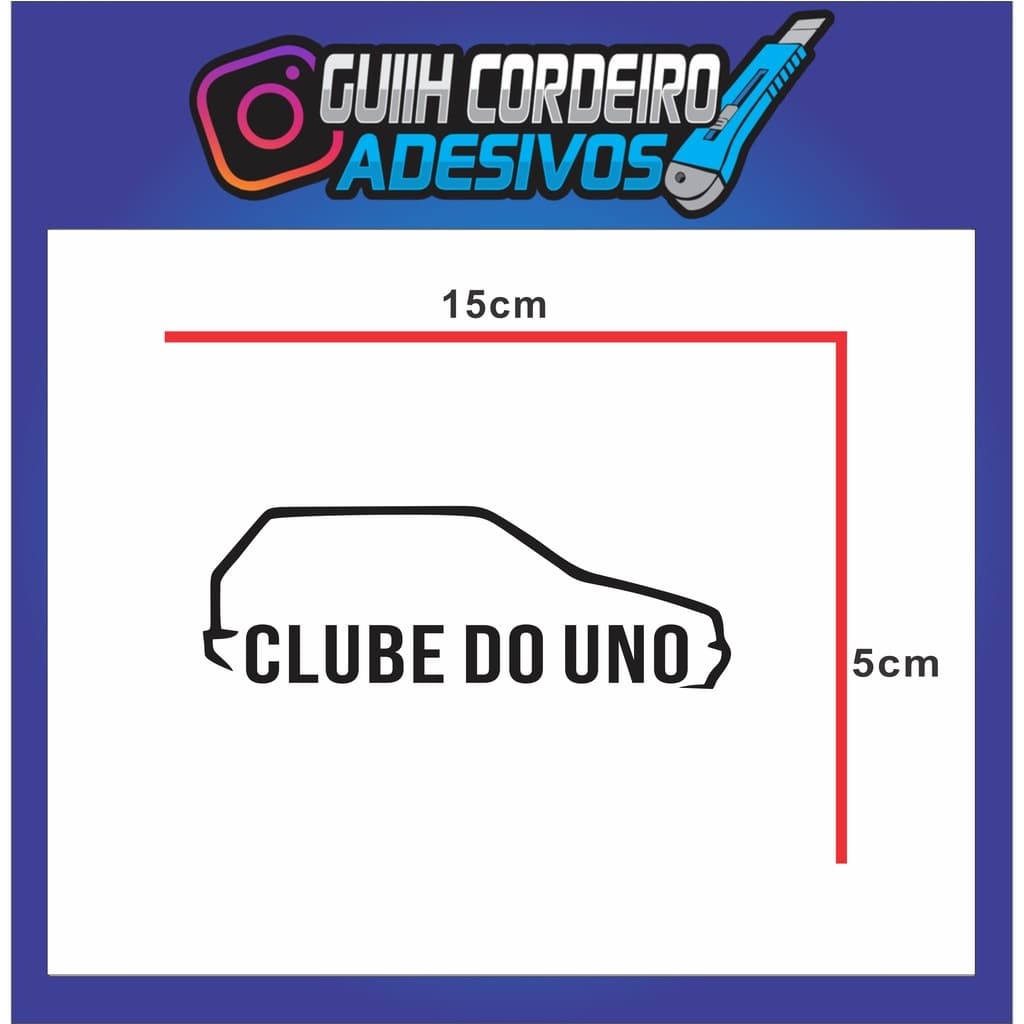 Adesivo Clube do UNO