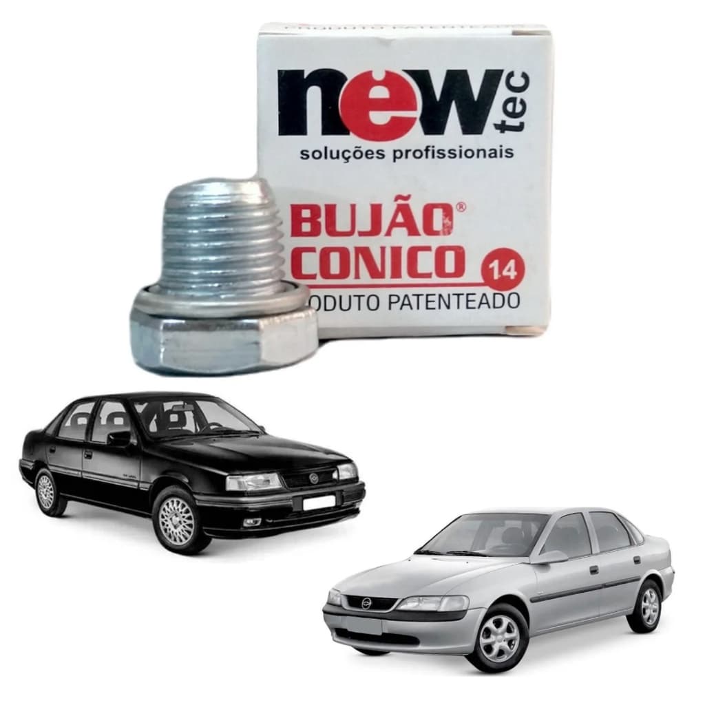 Bujão Cônico Para Cárter Espanado 14mm Chevrolet Vectra Astra