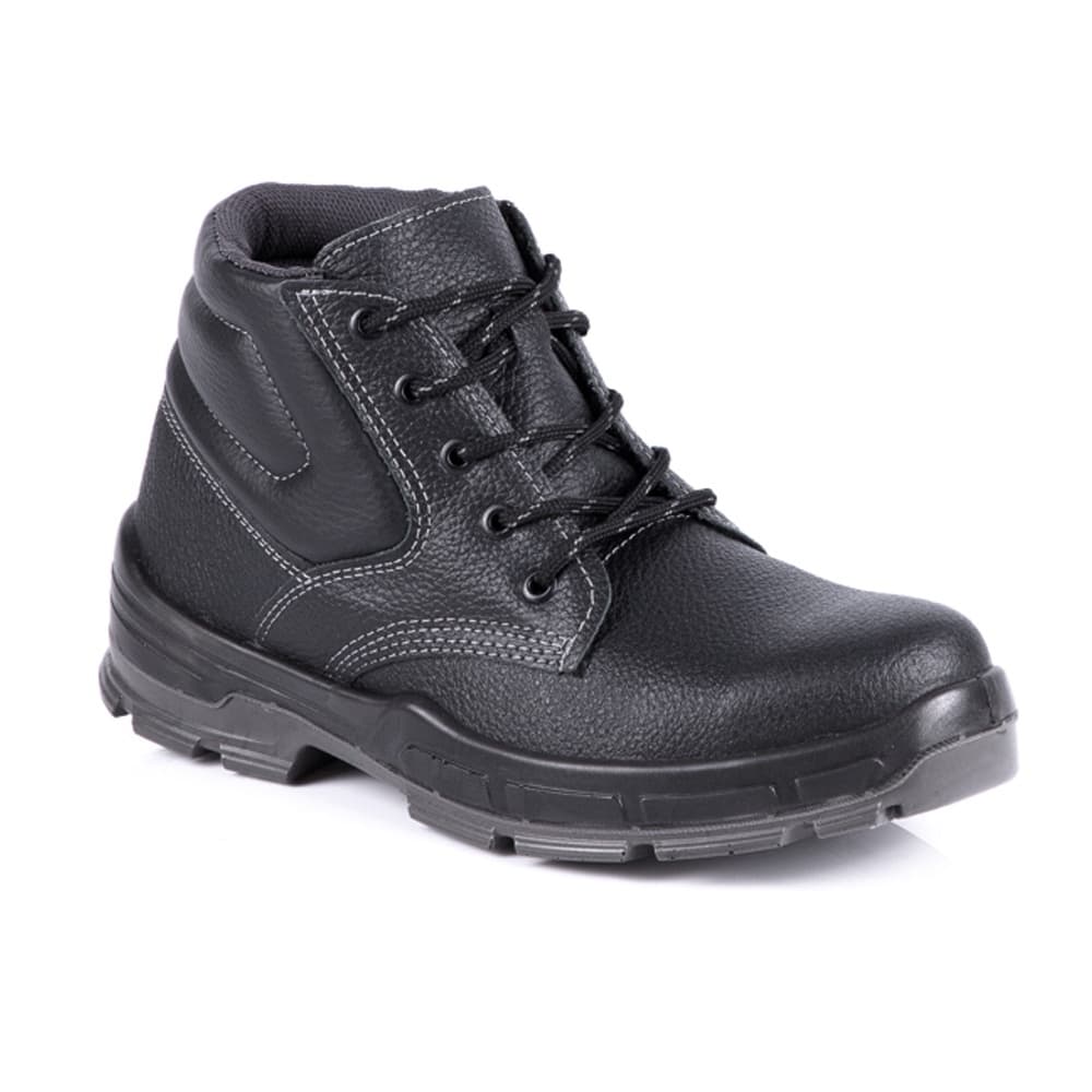 Bota Botina Trabalho Ocupacional Segurança Bracol BAA Bracol Bico PVC Couro Relax 4045BAAS4400LL