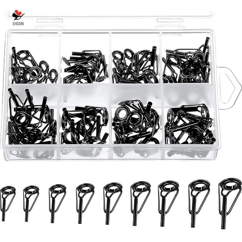 Kit 80pcs Ponteiras De Vara De Pesca Aço Inoxidável Para Pesca