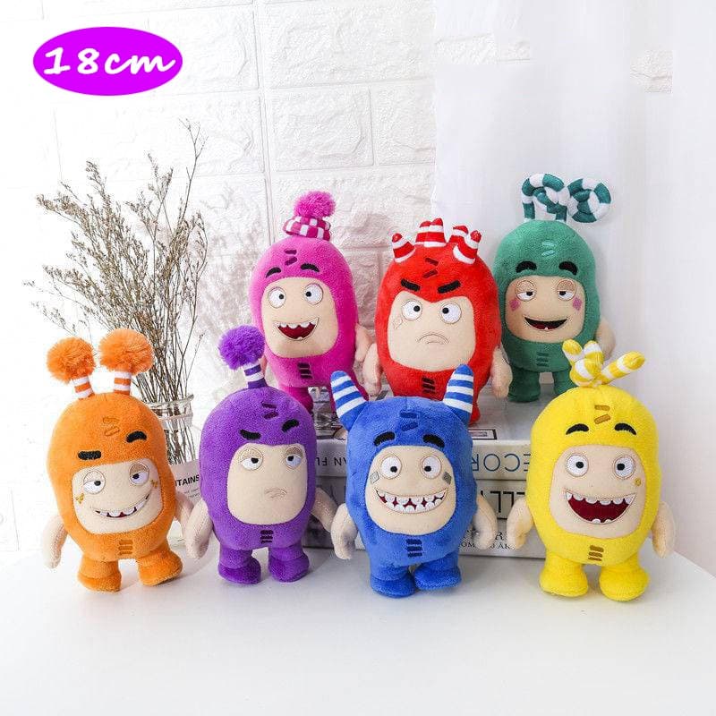 Oddbods <18cm/24cm > Brinquedo de boneca de pelúcia de soldado fofo Qibao-