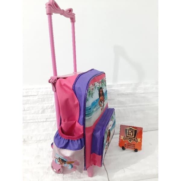Mochila com carrinho personalizada