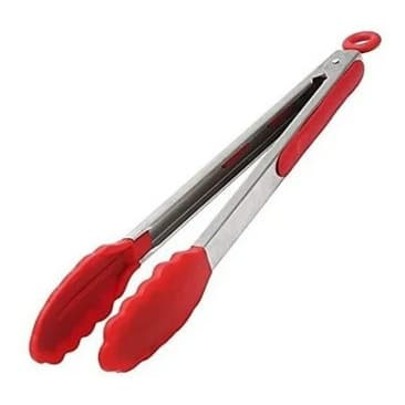 Pegador De Silicone Pinça Para Salada Churrasco Carne Petisco Culinária Cozinha