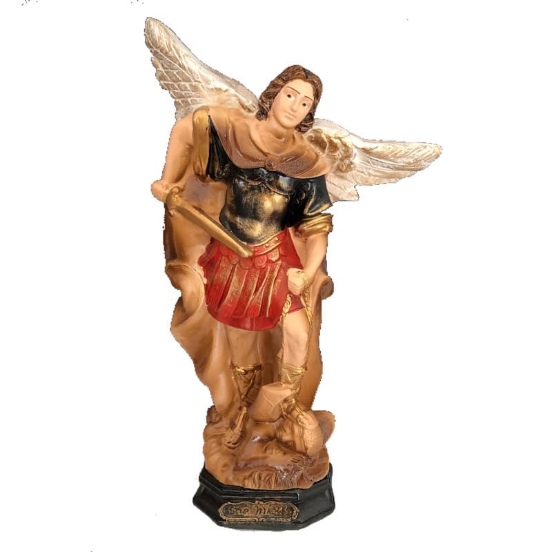 Anjo São Miguel Arcanjo  Gesso 31 Cm Artigo Religião Igreja
