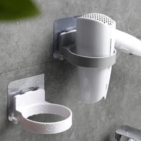 Suporte Porta Secador Escova Cabelos Para Parede Organizador envio 24hrs