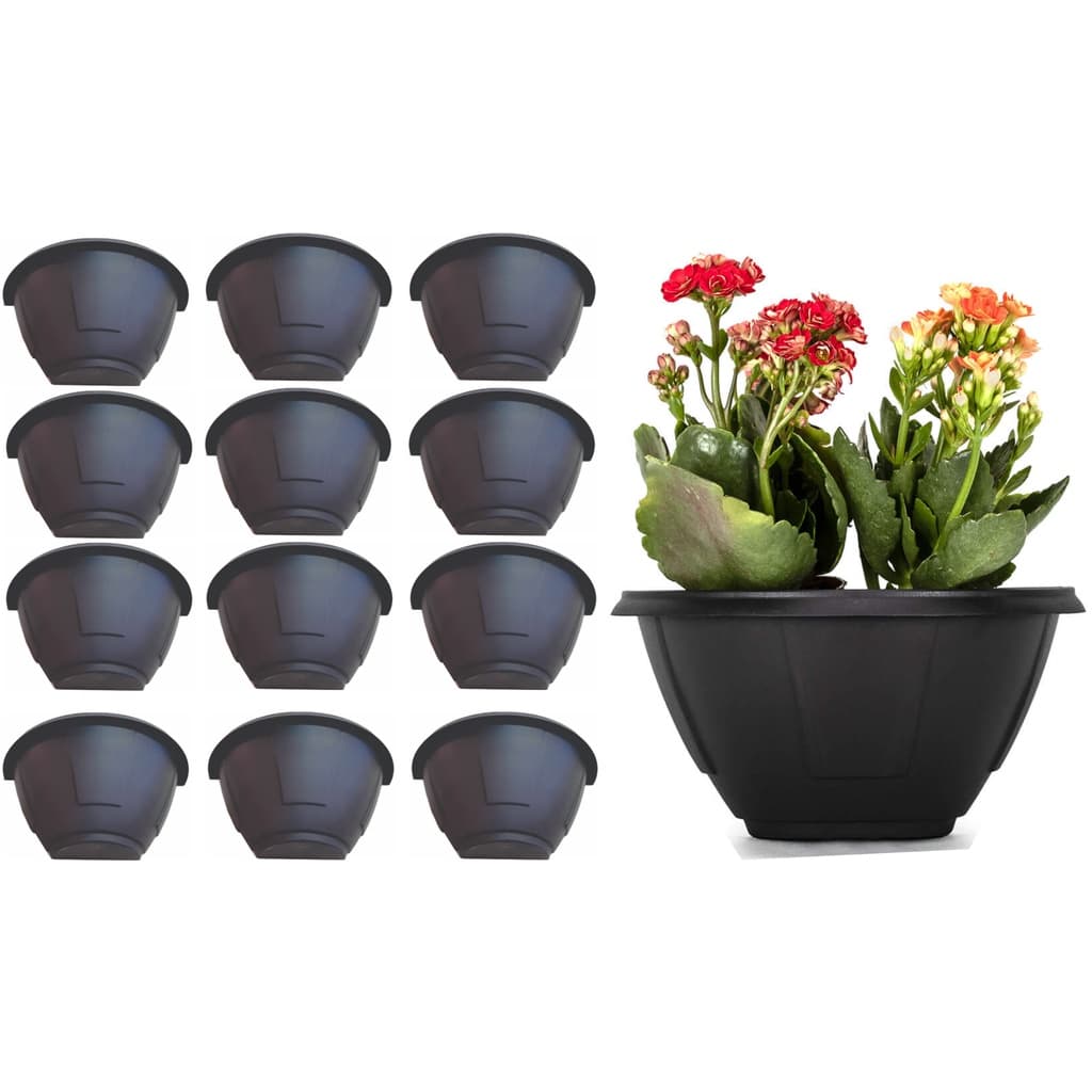 12 vaso parede 450 ml mini para jardim vertical - horta - jardinagem decoração interna externa