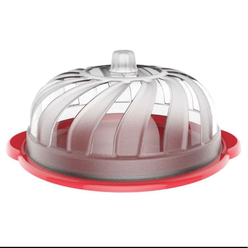 Porta bolo - Boleira com Prato Vermelho