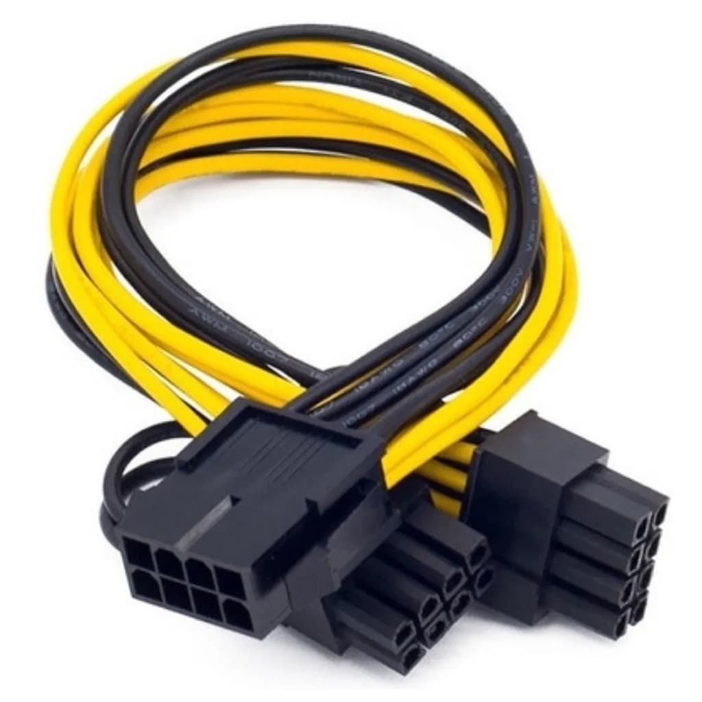 Cabo Y Pci Express Splitter 8 Pinos Robusto Mineração