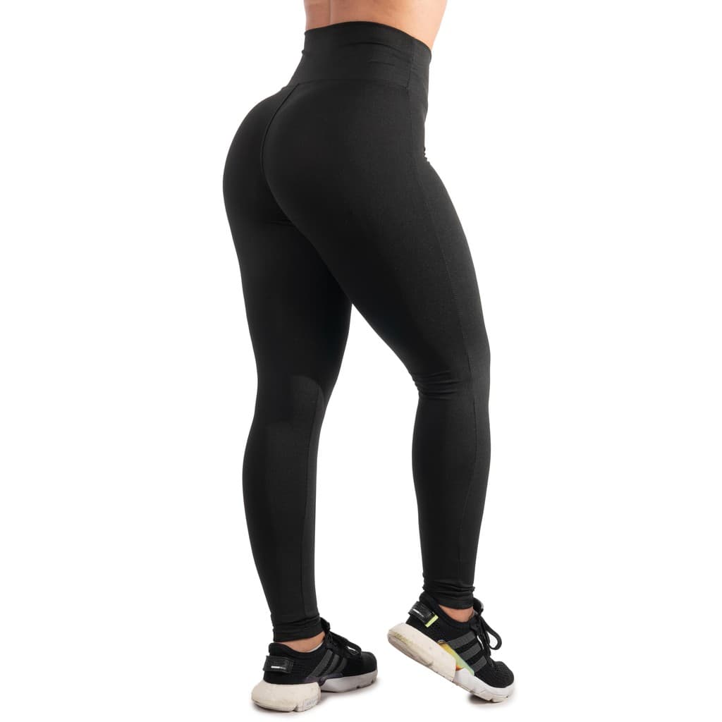 Calça Legging Fitness Preta Academia Esporte Ginástica