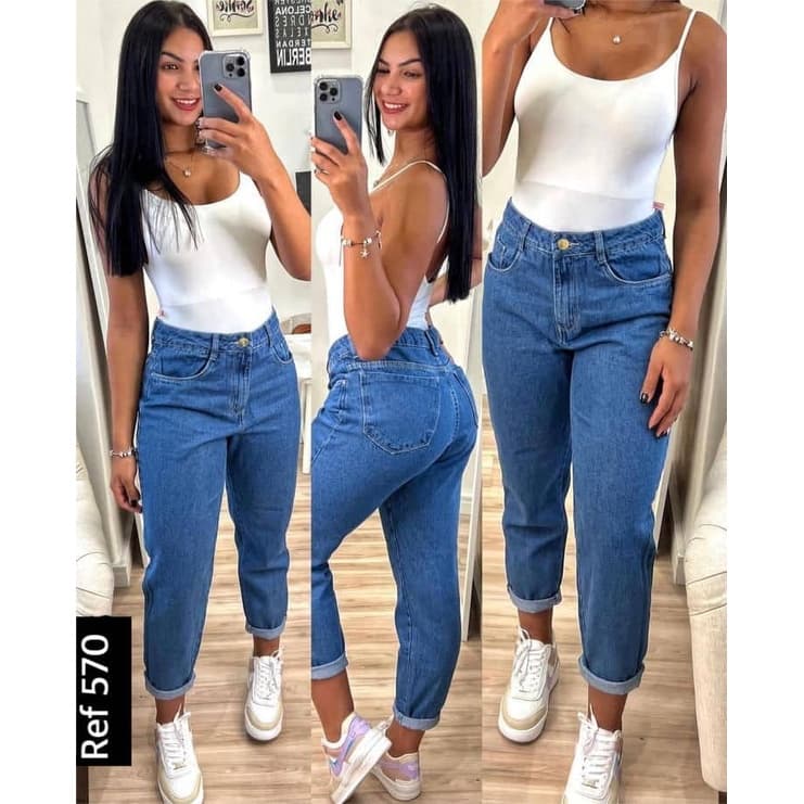Calça Lisa Moon Jeans Premium Sem Lycra