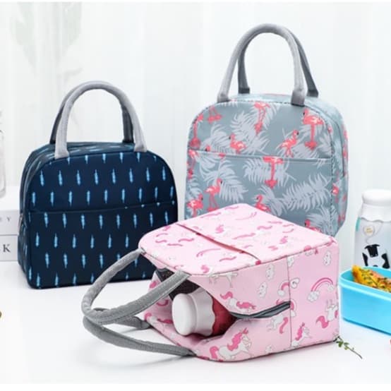 Bolsa Térmica COM BOLSO Externo Fitness Marmita Lancheira