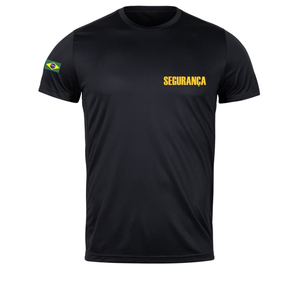 Camiseta  Segurança  Vigilância Escolta - Malha Dry Fit
