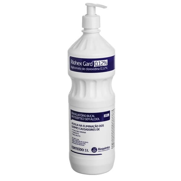 Antisséptico Bucal Sem Álcool Riohex Gard 0,12% 1000ML Rioquímica