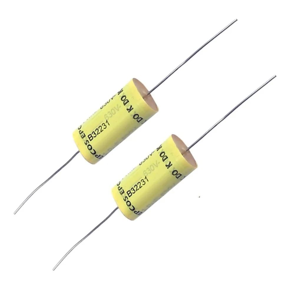 2 PEÇAS Capacitor Axial Mkt Epcos 0,047uf / 47k X 630v