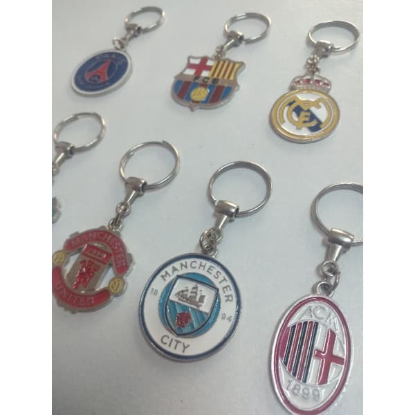 Chaveiros Times da Europa em Metal Brindes e Lembrancinhas