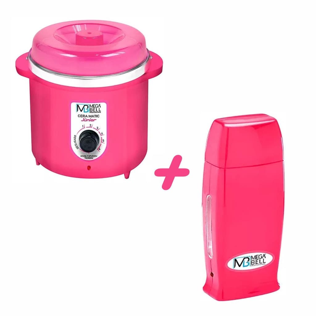 Kit Termocera 400g PINK + Roll On PINK Megabell