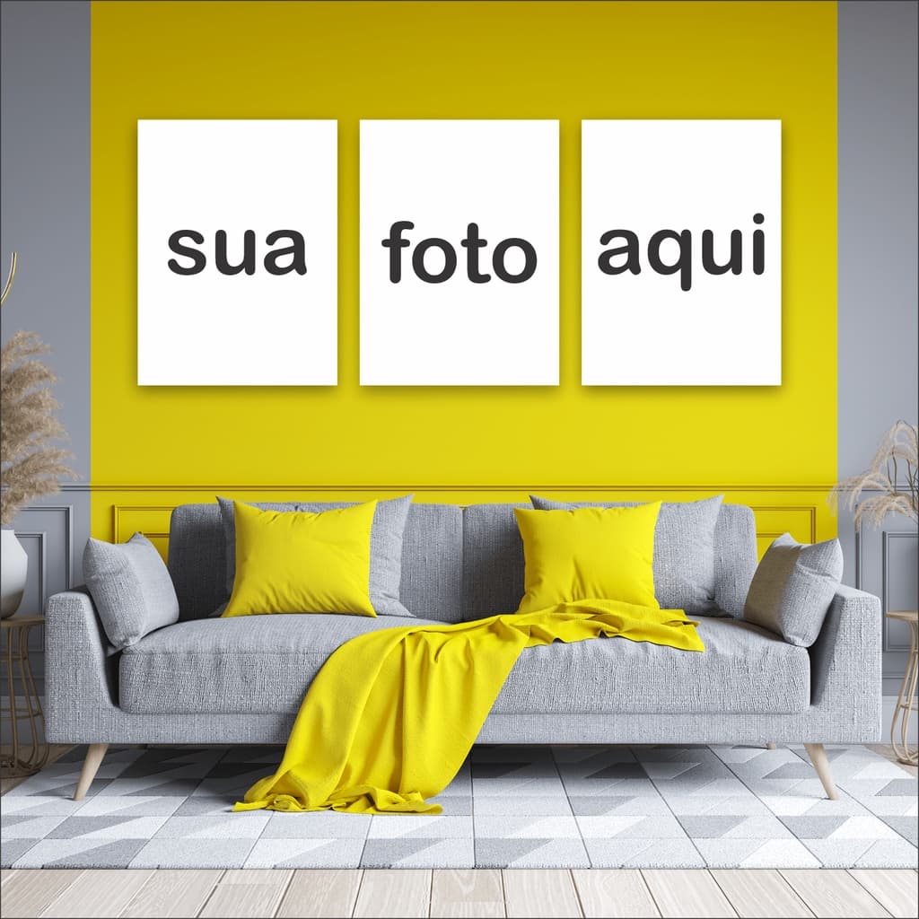 3 Quadros Placas Grandes Personalizado Com Sua Imagem Logomarca Mdf