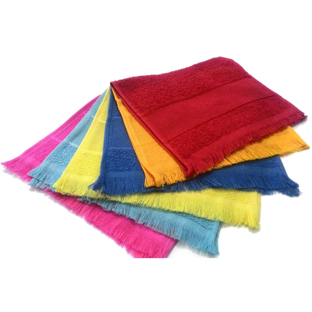 12 Toalha Social, 23x36 cm. Toalhinha de Mão com Área para Bordar