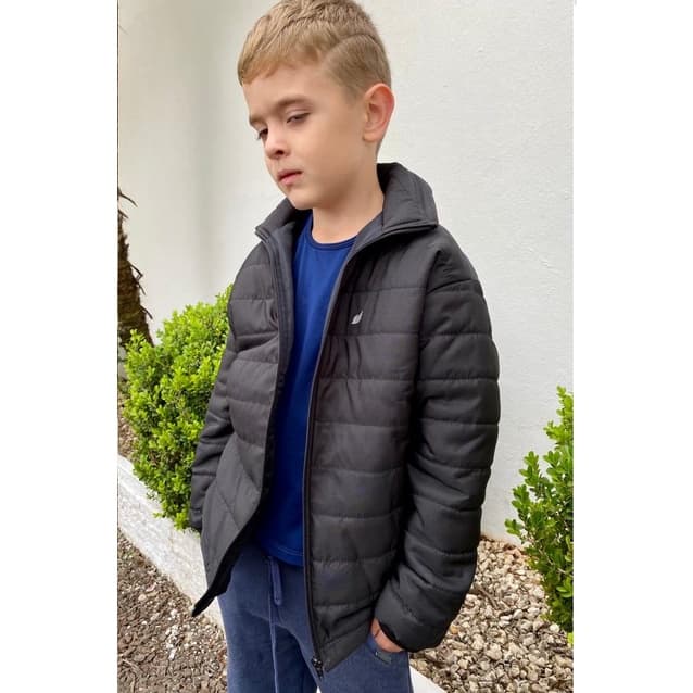 Jaqueta Infantil Juvenil Puffer em Tactel Forro de Fibra Dyanjo Inverno