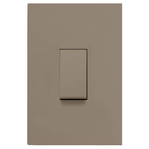 Cj Interruptor Simples Vertical 4x2 -  Recta Fendi Satin Fosco - Brs11923-7fe