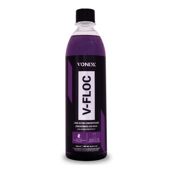 Shampoo Automotivo V-Floc Neutro Concentrado  500ml Vonixx