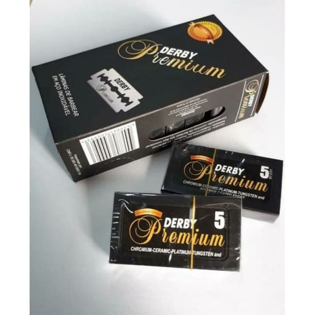 Lâmina Derby Premium Turbo Com 50 Pçs
