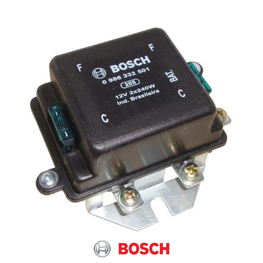0986332501-741 Rele Duplo De Farol automotivo  12 Volts - Bosch
