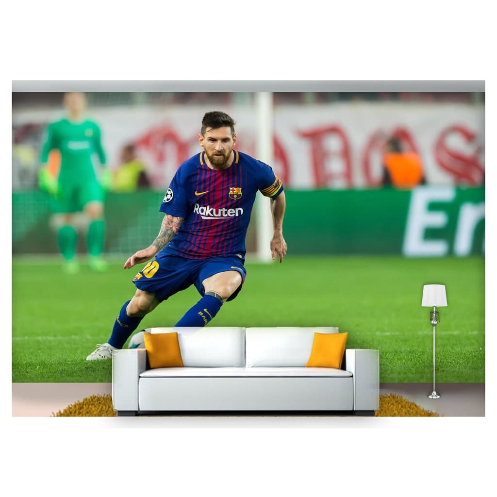 papel de parede Esportes Futebol Bola Campo 3D 6m² SPT41
