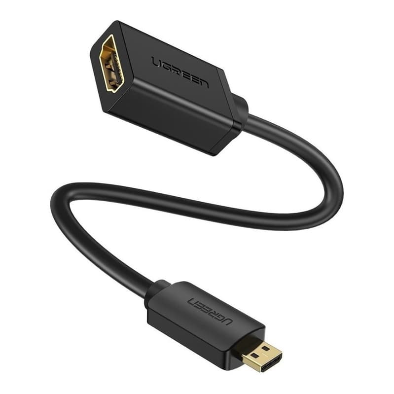 Ugreen - Cabo Adaptador Micro Hdmi X Hdmi 4k Fêmea 20134 C/ Nfe