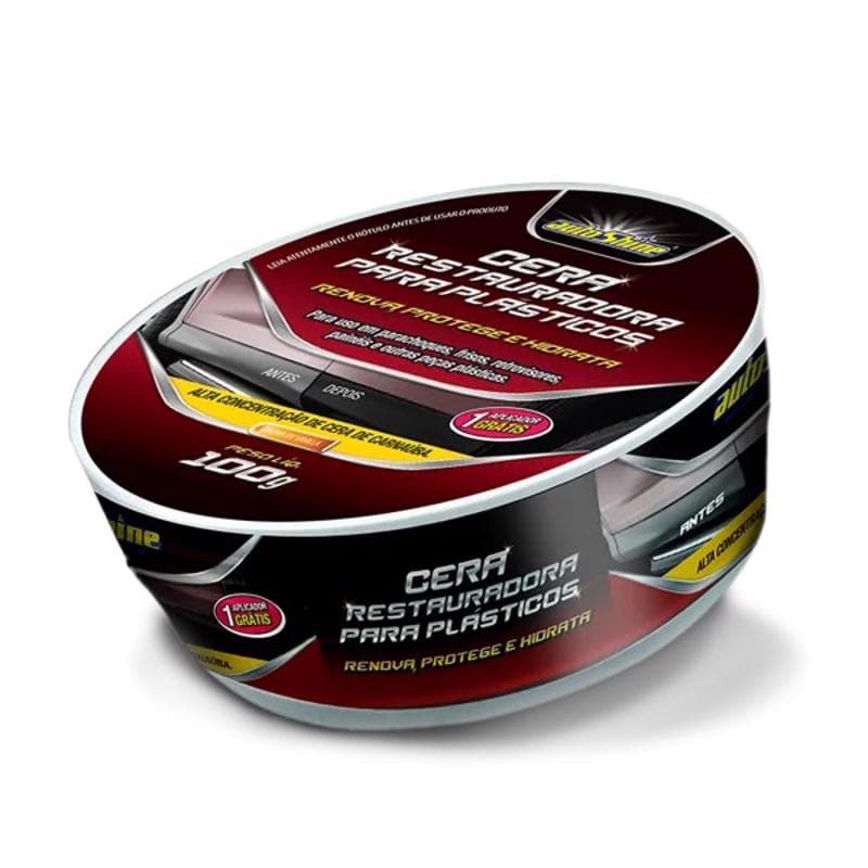 Cera Restauradora De Plastico 100g Autoshine