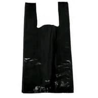 Sacola Plastica Preta Reforçada Alça Camiseta da 25x35 a 50x70  Pacote de 1 kg