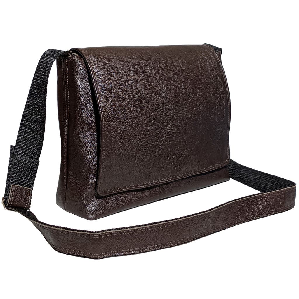 Bolsa masculina de couro legítimo, bolsa executiva masculina de luxo feita em couro legítimo