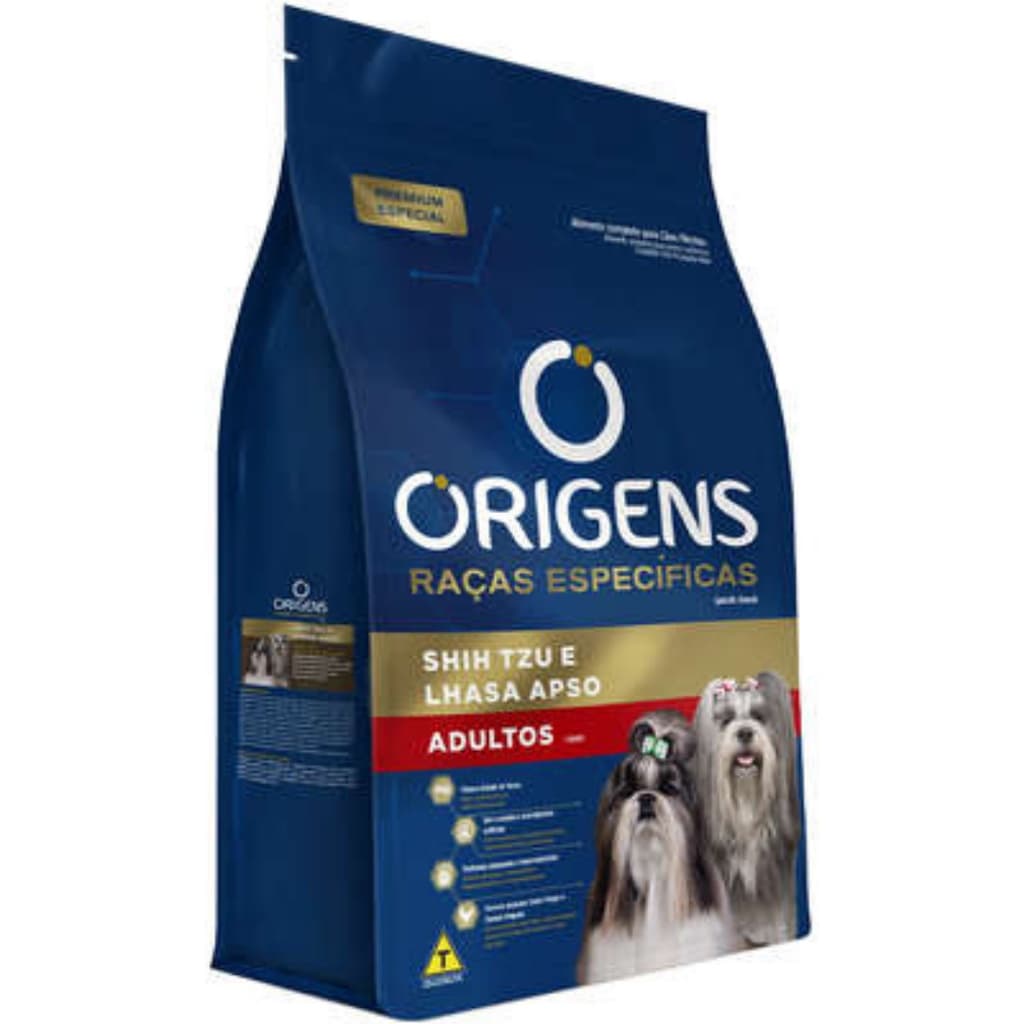 Ração Origens Cães Adultos Raças Específicas Shitzu e Lhasa 10,1 kg