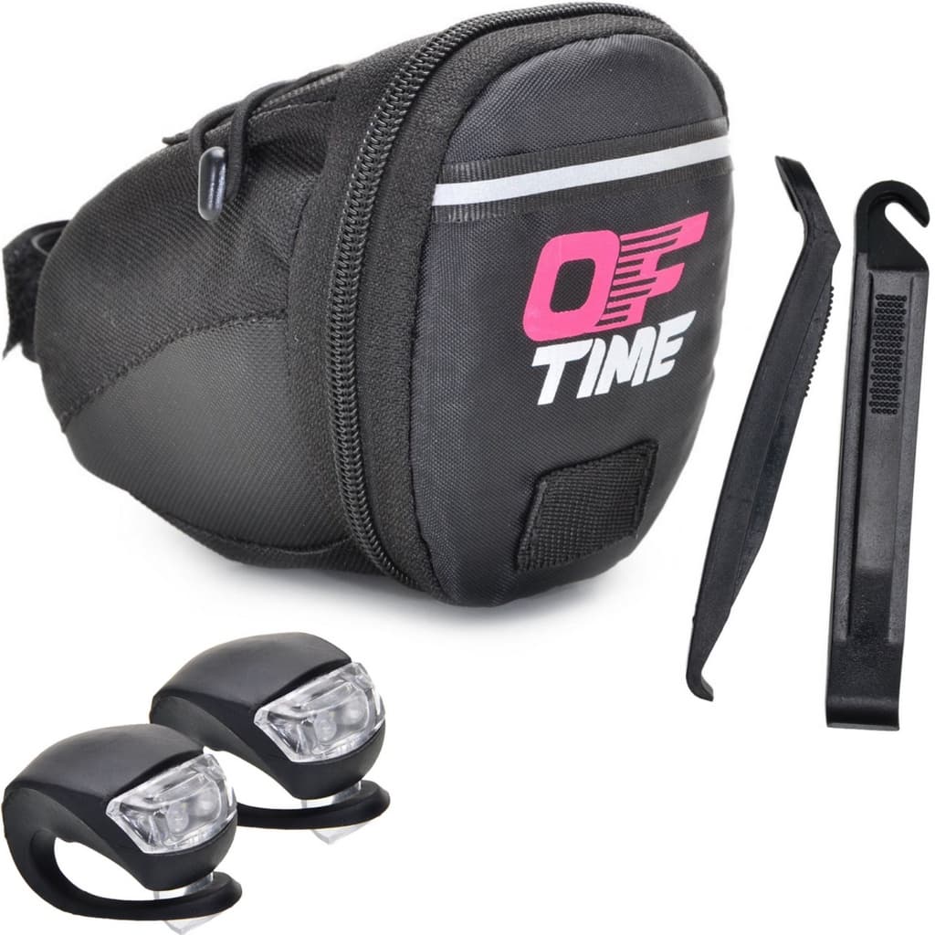 Kit Bolsa De Selim Advanced  Espátulas De Nylon  Vista Light C/ Luz De LED