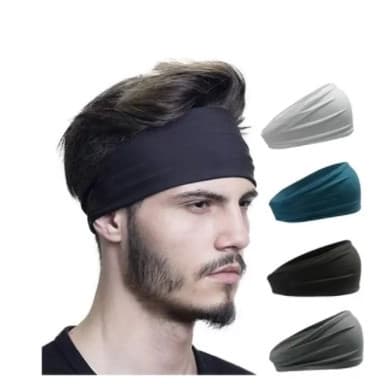 Kit 5 Headband, Masculino, Faixas De Cabelo.