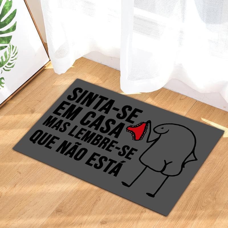 Tapete para porta Entrada - Sinta Se Em Casa Flork