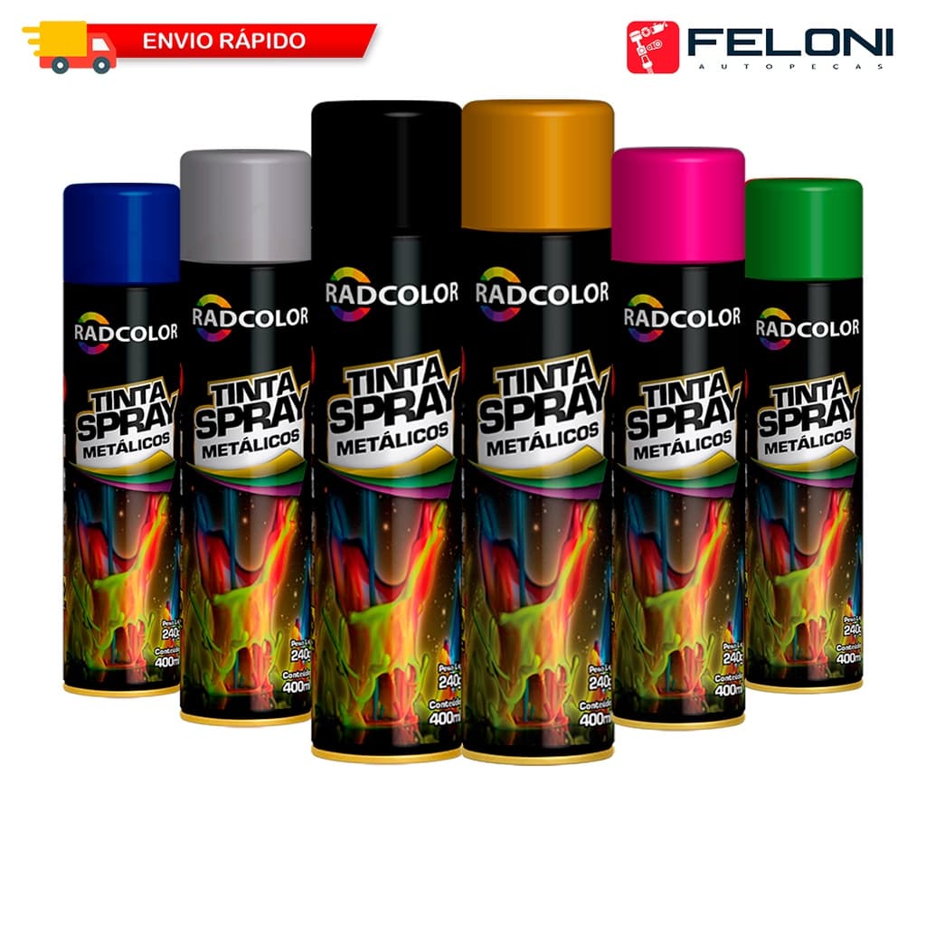Tinta Spray Metalicas Uso Geral E Automotivo