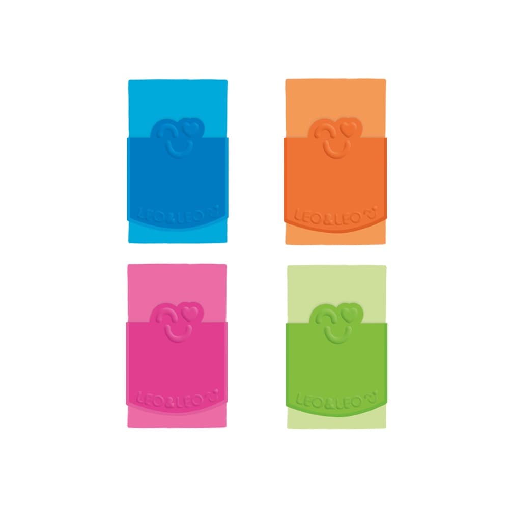 Borracha Plástica Color Leonora - 4 opções de Cor - Azul Laranja Rosa Verde