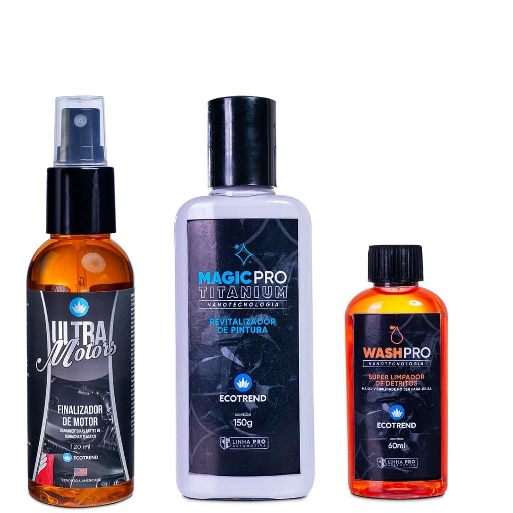 Ultra Motors Finalizador + Magicpro + washpro Super ECOTREND SOUTH AMERICA