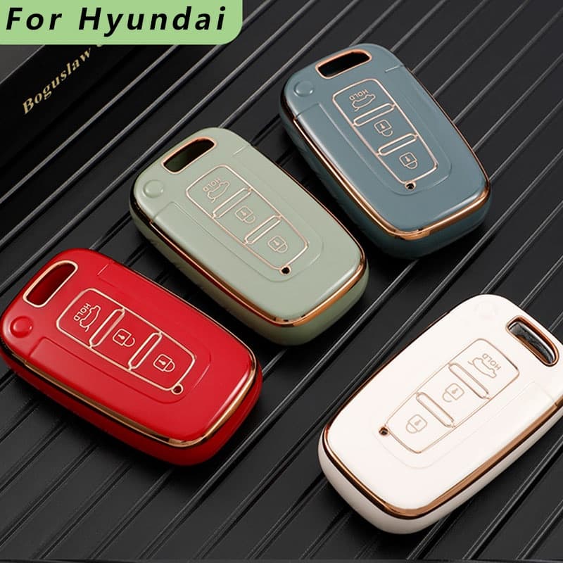 Capa TPU Para Chave De Carro , Hyundai Acento Elantra Solaris HB20 Veloster SR IX35 I30 KIA RIO Sportage K2 K3