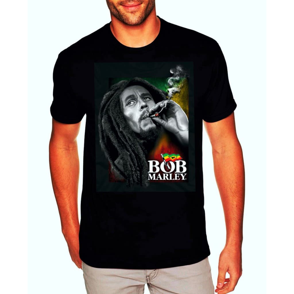 Camiseta Camisa Blusa Bob Marley Reggae Rastafari Jamaica Roots Algodão