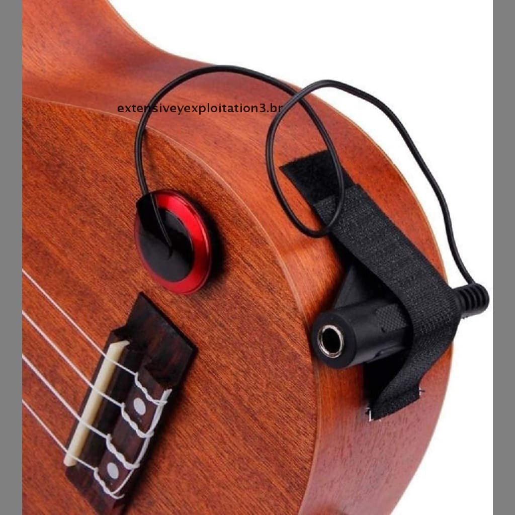 1pç Captador De Contato Piezo Para Violão Violino Ukulele.
