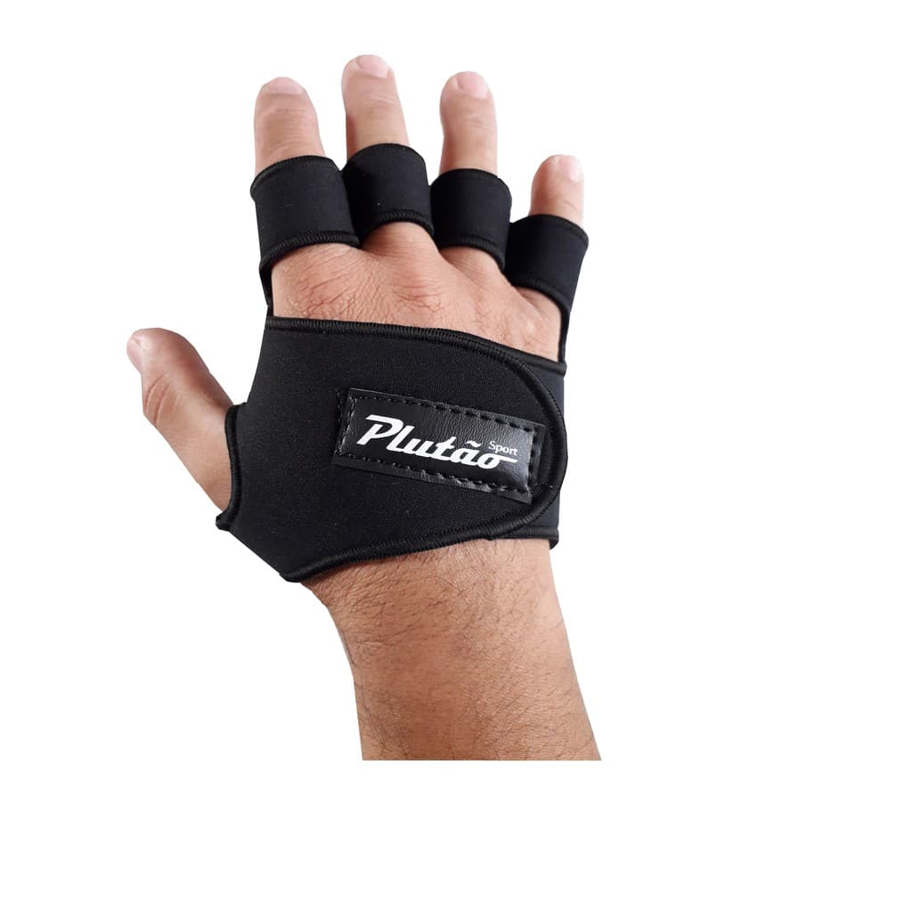 Kit com 15 pares de Luvas Fitness sem Polegar.