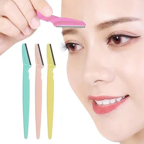Kit 3 Peças Aparador De Sobrancelha Pelos Faciais