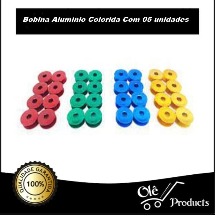 Bobina Alumínio Colorida Com 05 unidades