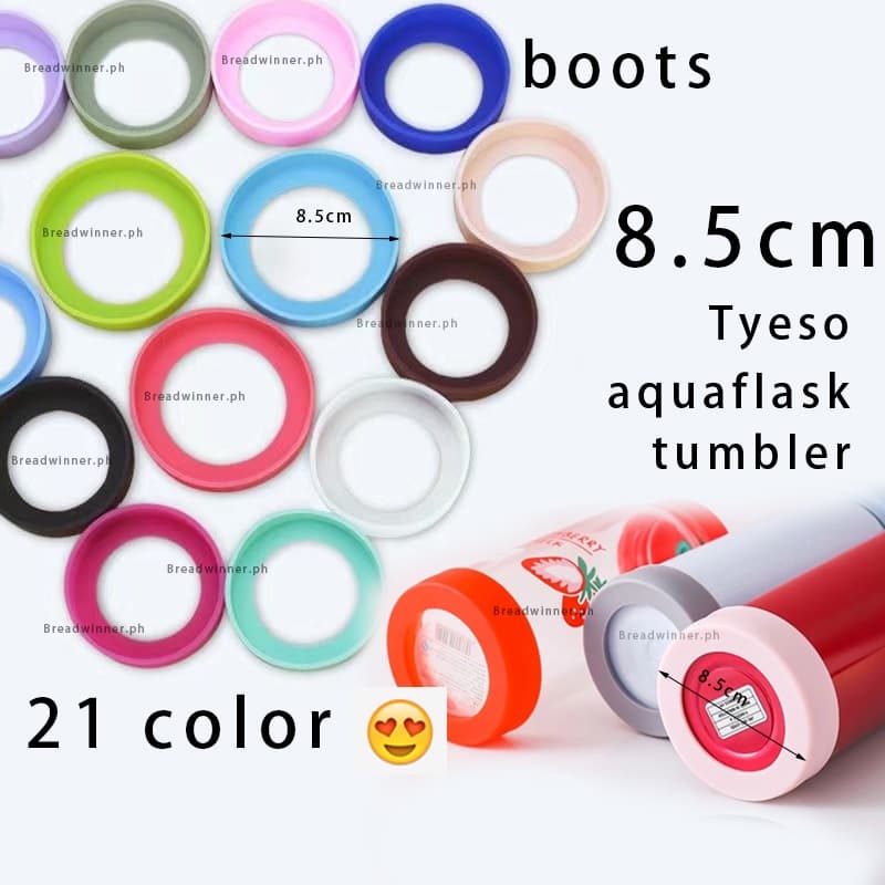 Botas aquaflask De 8,5cm Tampa De silicone Para Garrafa De Água Acessórios tyseo Antiderrapante Sem Logotipo