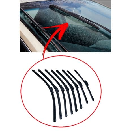 Palhetas Limpador de Parabrisa Para Carro Gancho Dianteiras